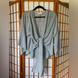 Dress Forum Striped Coverup Top